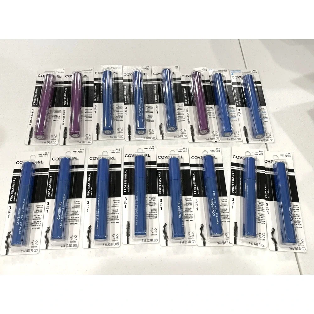 Covergirl Professional Mascara Lot‎ of 16 # 200 210 205 225 Very Black Brown